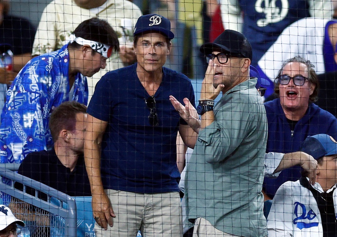 Rob Lowe Dodgers Fan 7