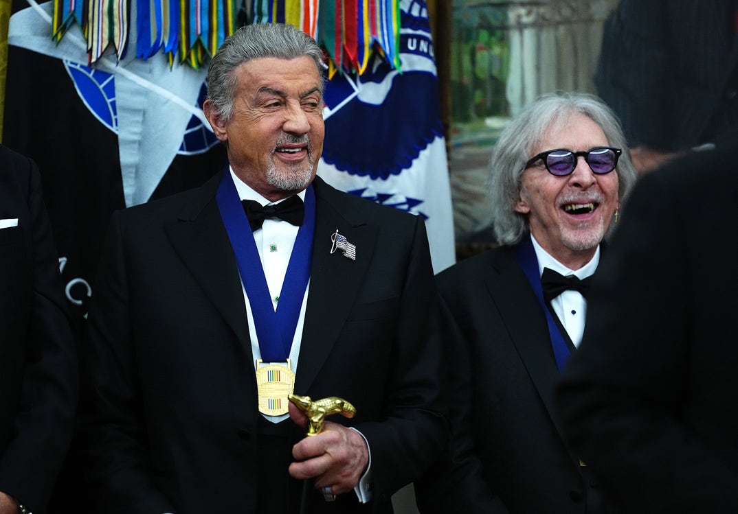 Sylvester Stallone and Peter Criss