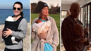 Stars With Their New Gifts -- Baby Bundles Of Joy!
