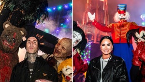 Celebs Hit Halloween Horror Nights ... Scary Fun Photos!