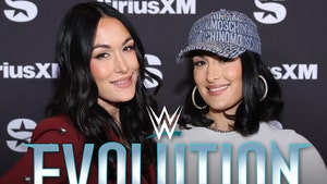 Nikki and Brie Bella WWE Evolution getty 1