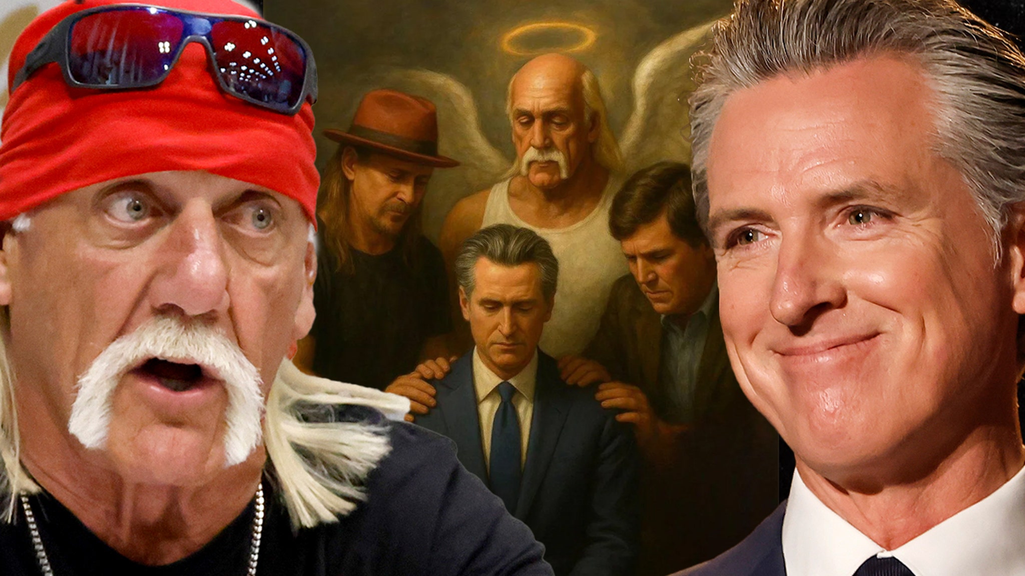 Hulk Hogan Couldn’t Stand Gavin Newsom, Ex-Wife Says About Gov’s Online Trolling
