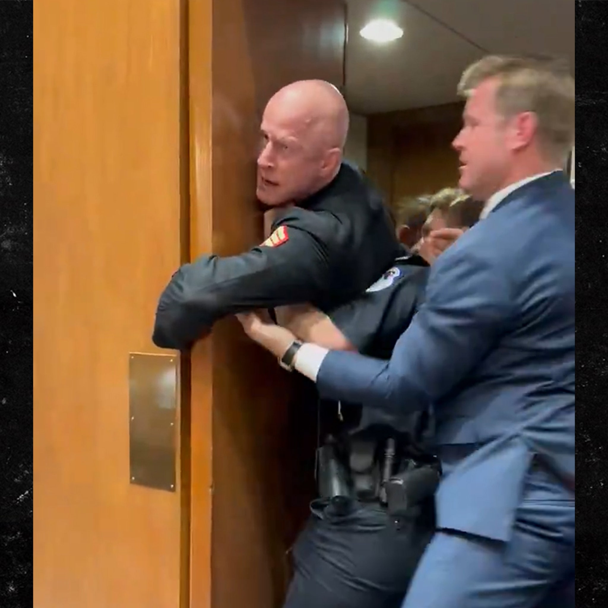 Senator Tim Sheehy Helps Toss Ex-Marine Iran War Protestor ...