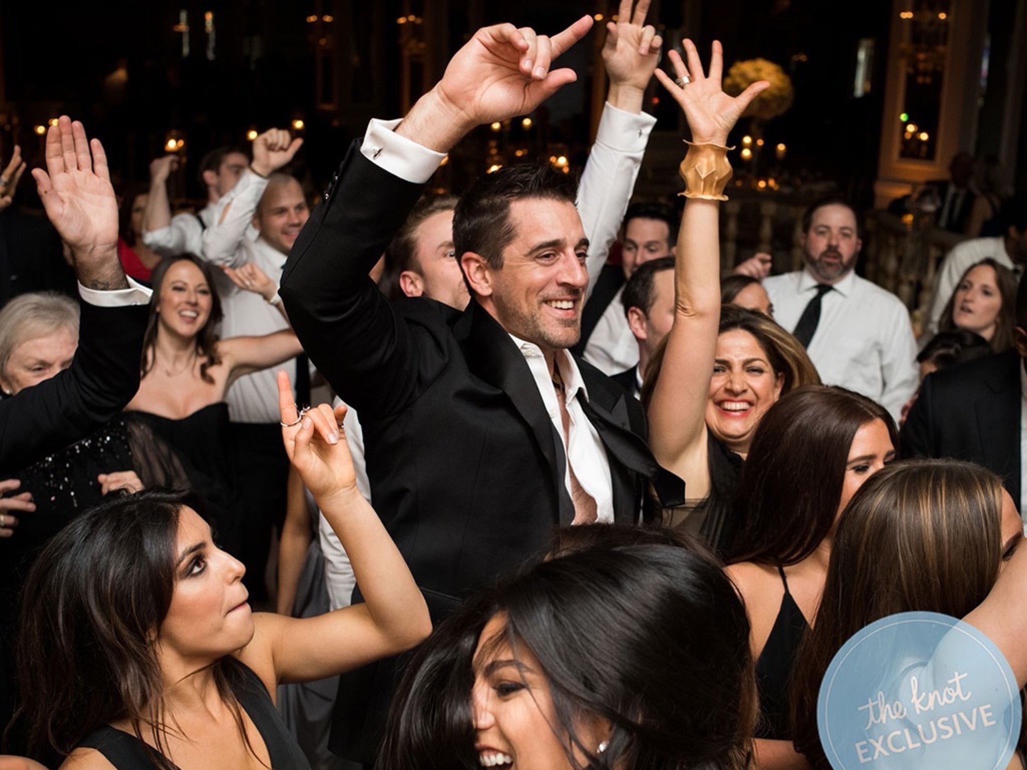 Aaron Rodgers Serves as Groomsman at Randall Cobb's Wedding