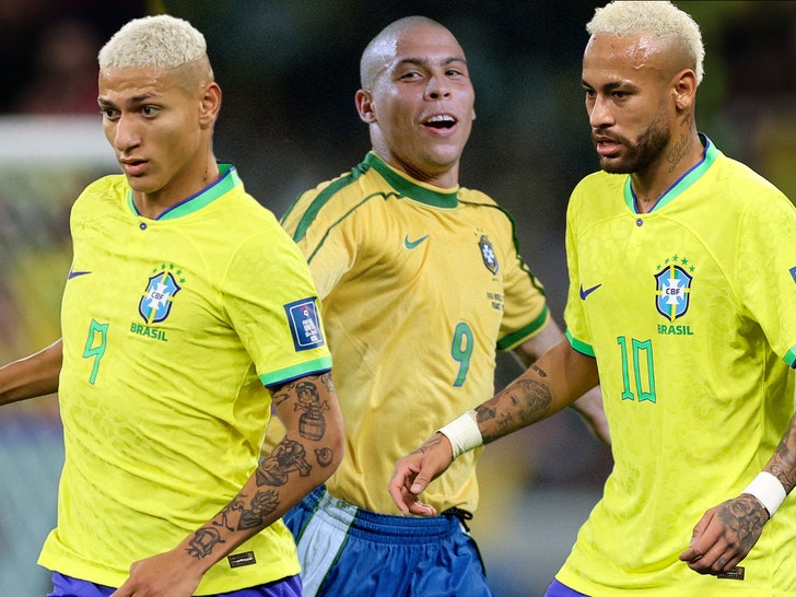 Brazil Soccer Star Richarlison Gets Insane Back Tat Of Ronaldo, Neymar