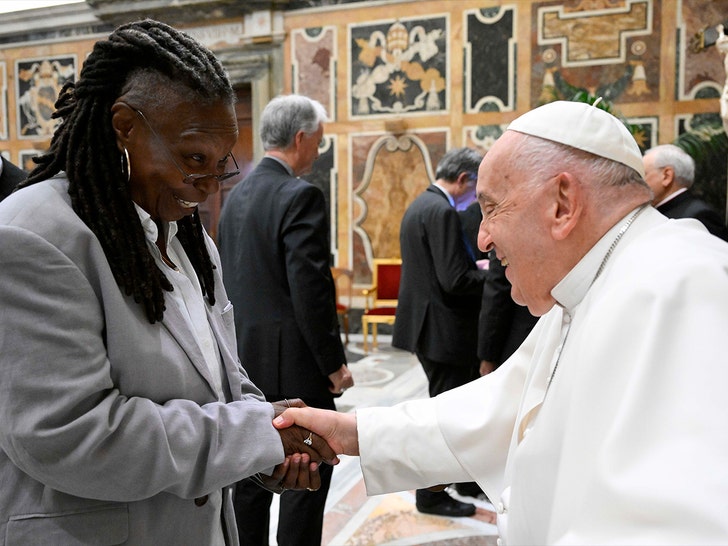 pope and whoopi goldber
