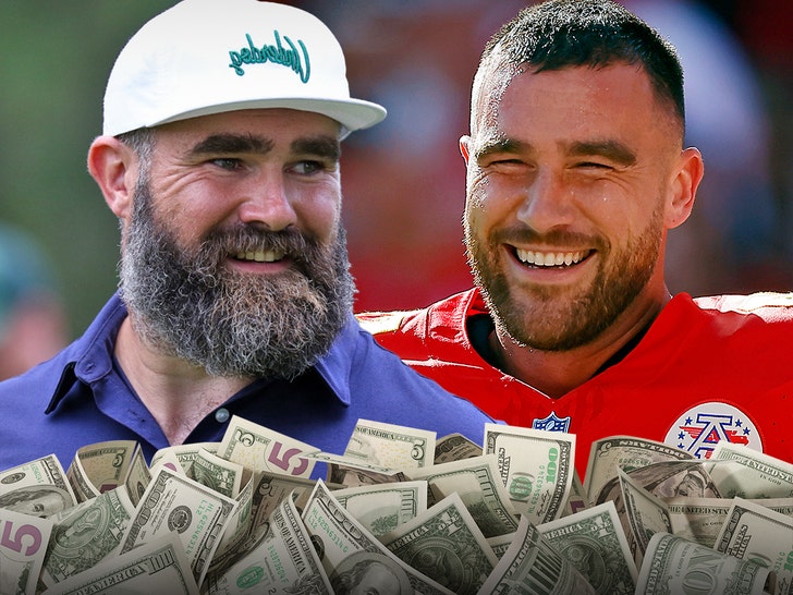 travis and jason kelce getty 1