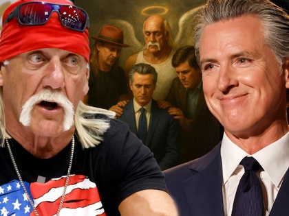 hulk hogan gavin newsome ai art getty comp