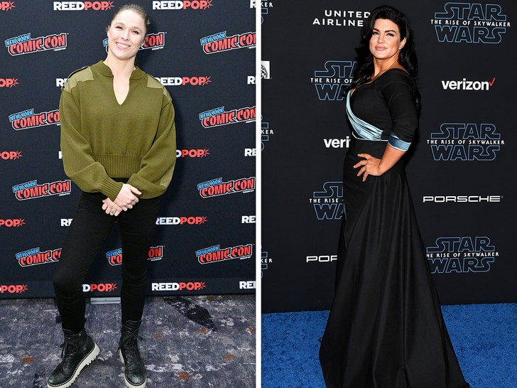 Rousey Rousey e Gina Carano Getty 2