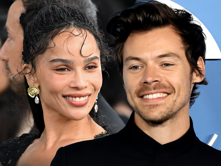 main harry styles zoe kravitz getty