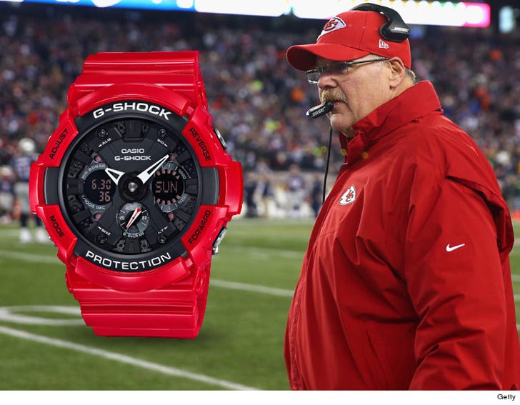 Casio to Andy Reid -- We Can Help with Clock :: 0121-casio-andy-reid-getty-4