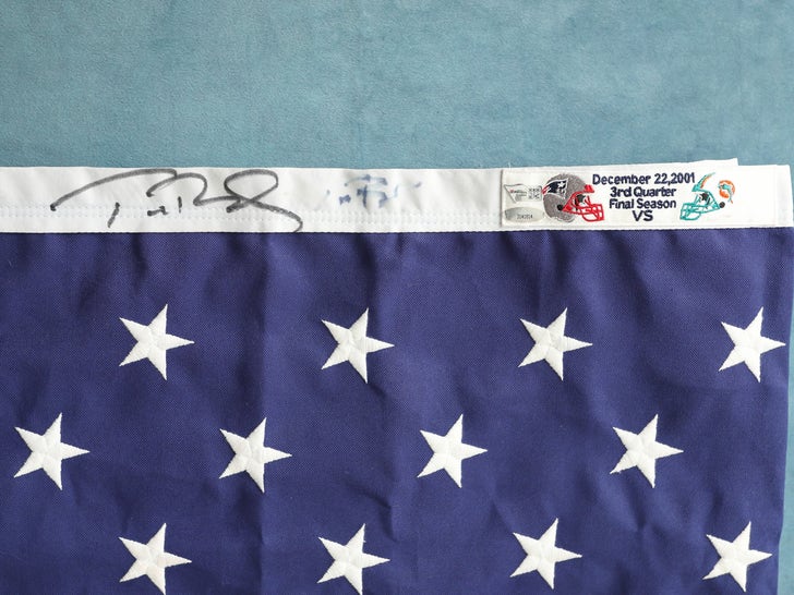 American Flag Valued at $1 Million After Tom Brady Signed It Gets