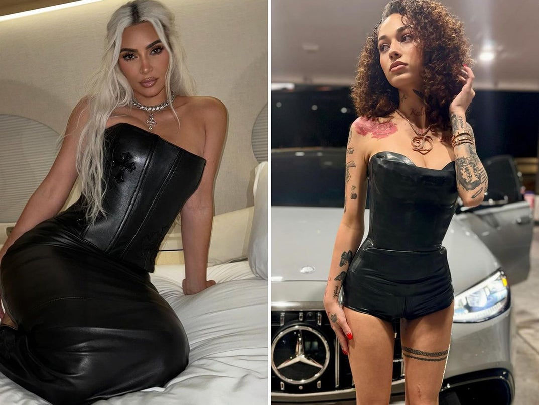 Kim Kardashian vs. Bhad Bhabie -- Ladies In Leather Edition