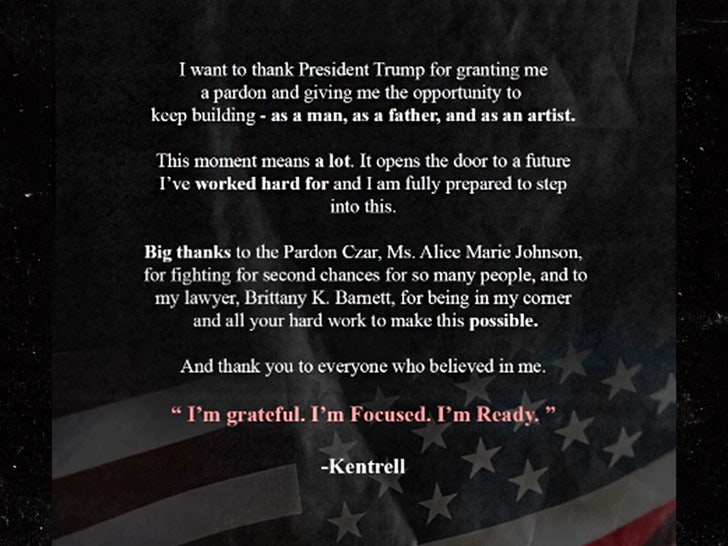 A grateful Kentrell