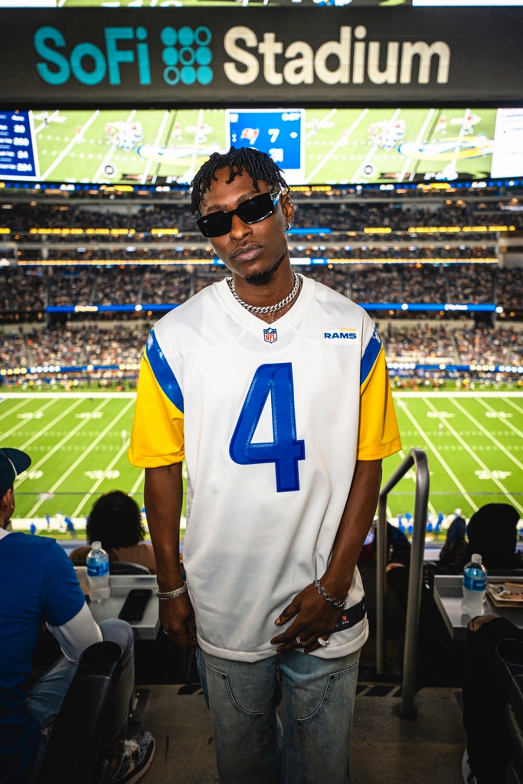 Rapper YG and Hello Kitty Hit SoFi Stadium 7