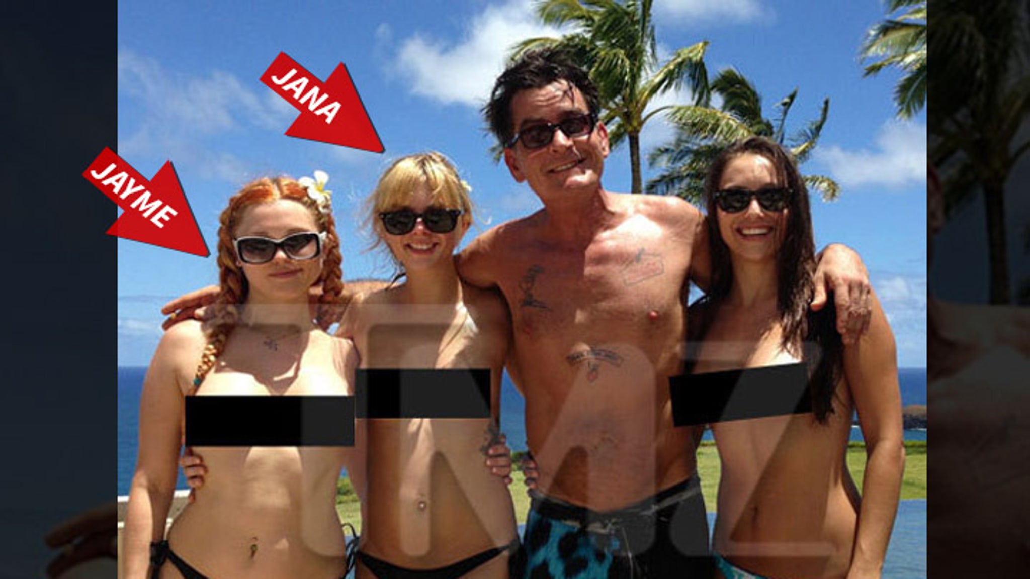Charlie Sheen's porn star partners have come forward to defend the...
