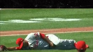 MLB's Jose Alvarez Takes 105 MPH Line Drive To Groin, Carted Off Field