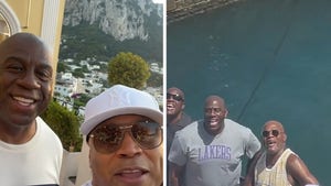 Magic Johnson, LL Cool J and Samuel L. Tour Italy On $1.1 Mil-Per-Week Yacht