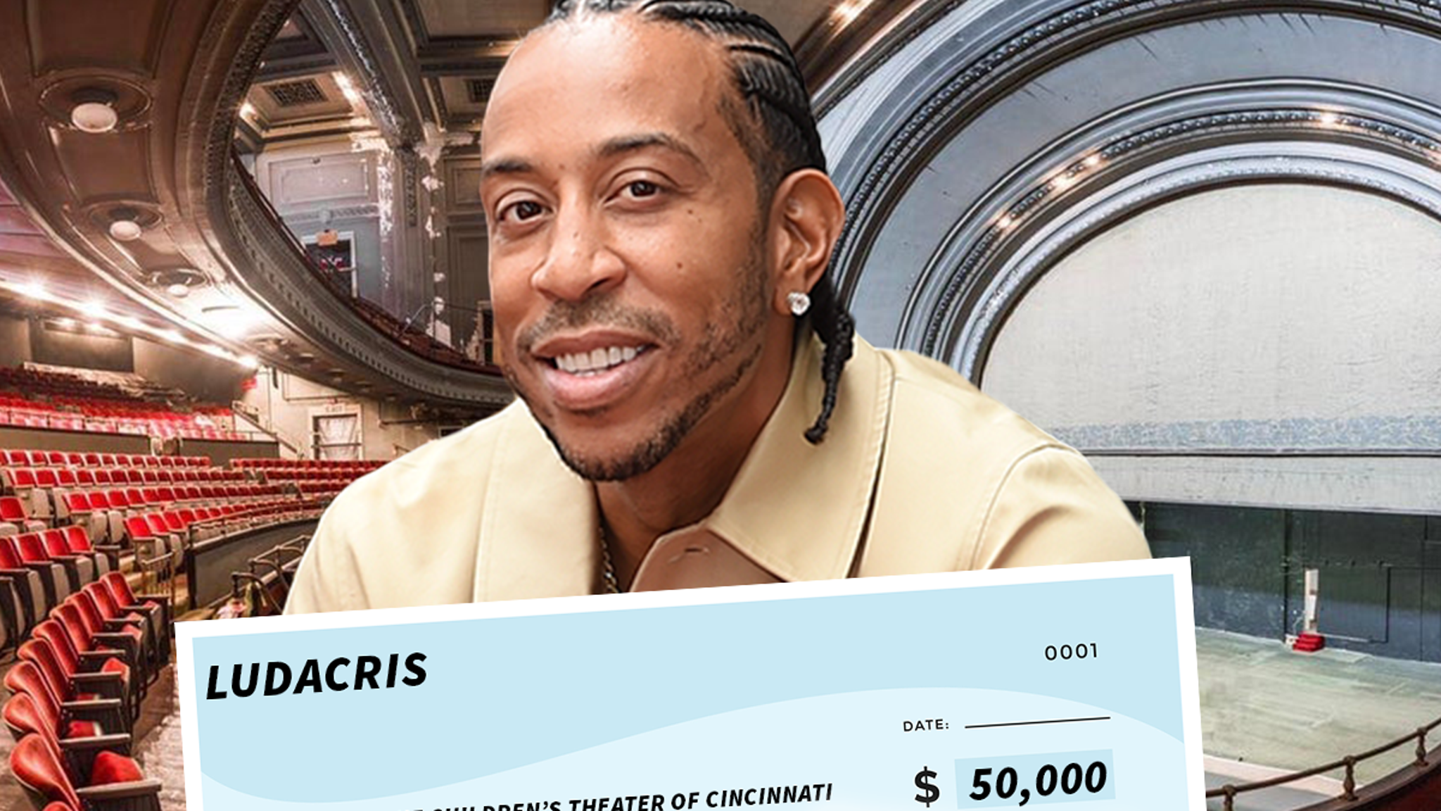 Ludacris Donates K to Children’s Theatre of Cincinnati