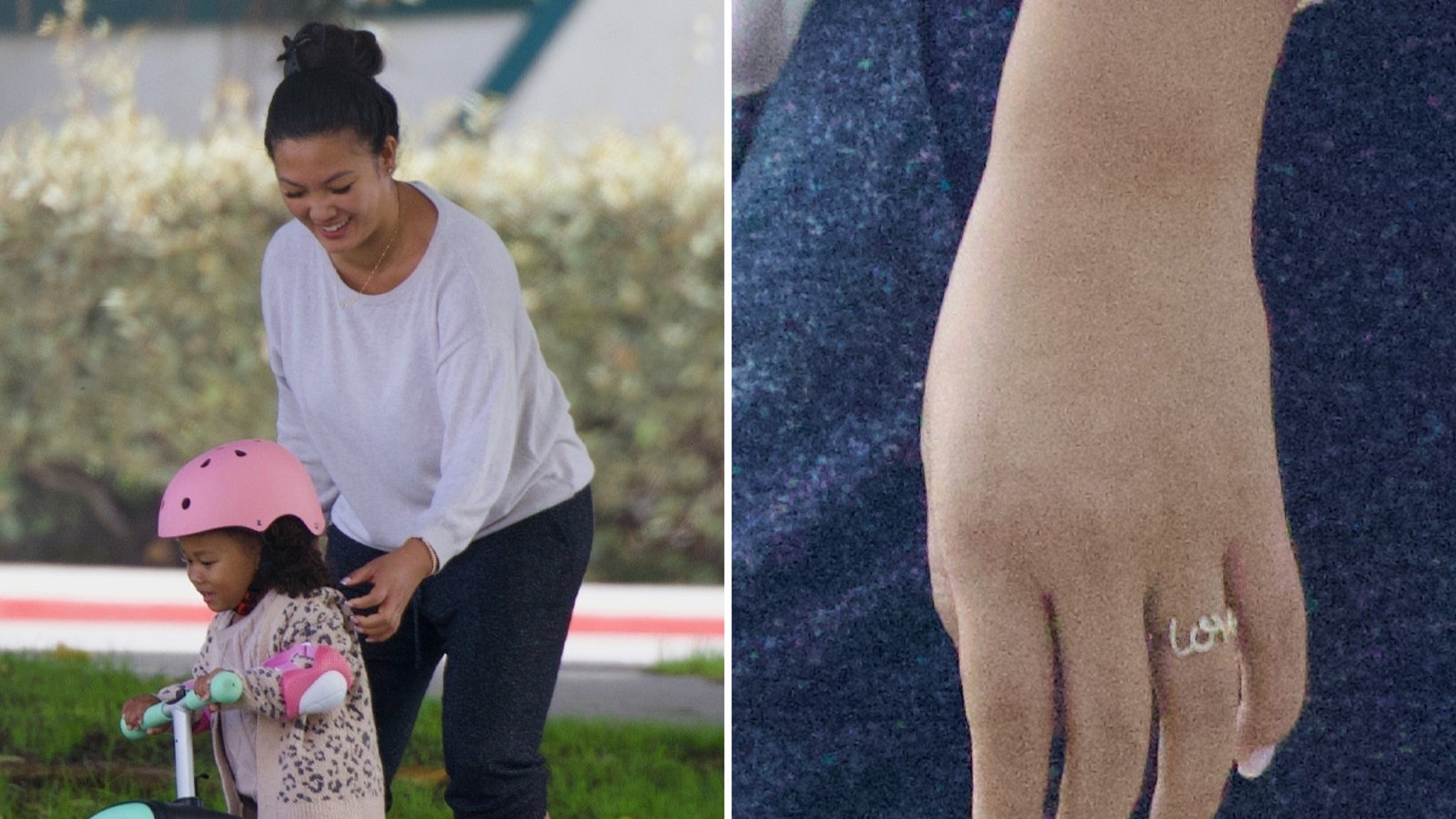 Diddy's Baby Mother Dana Tran Appears to Support Him With 'LOVE' Ring