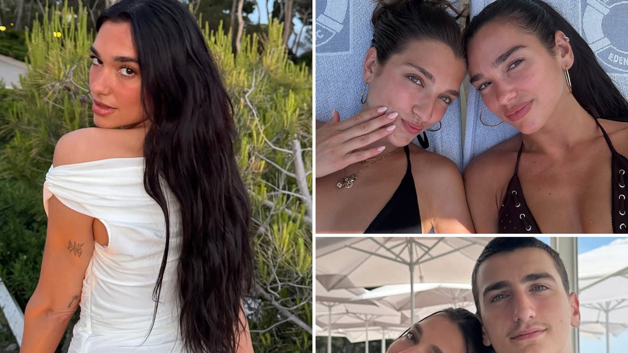 Dua Lipa Shares Family Fun Under the Sun With Baby Bro and Sis