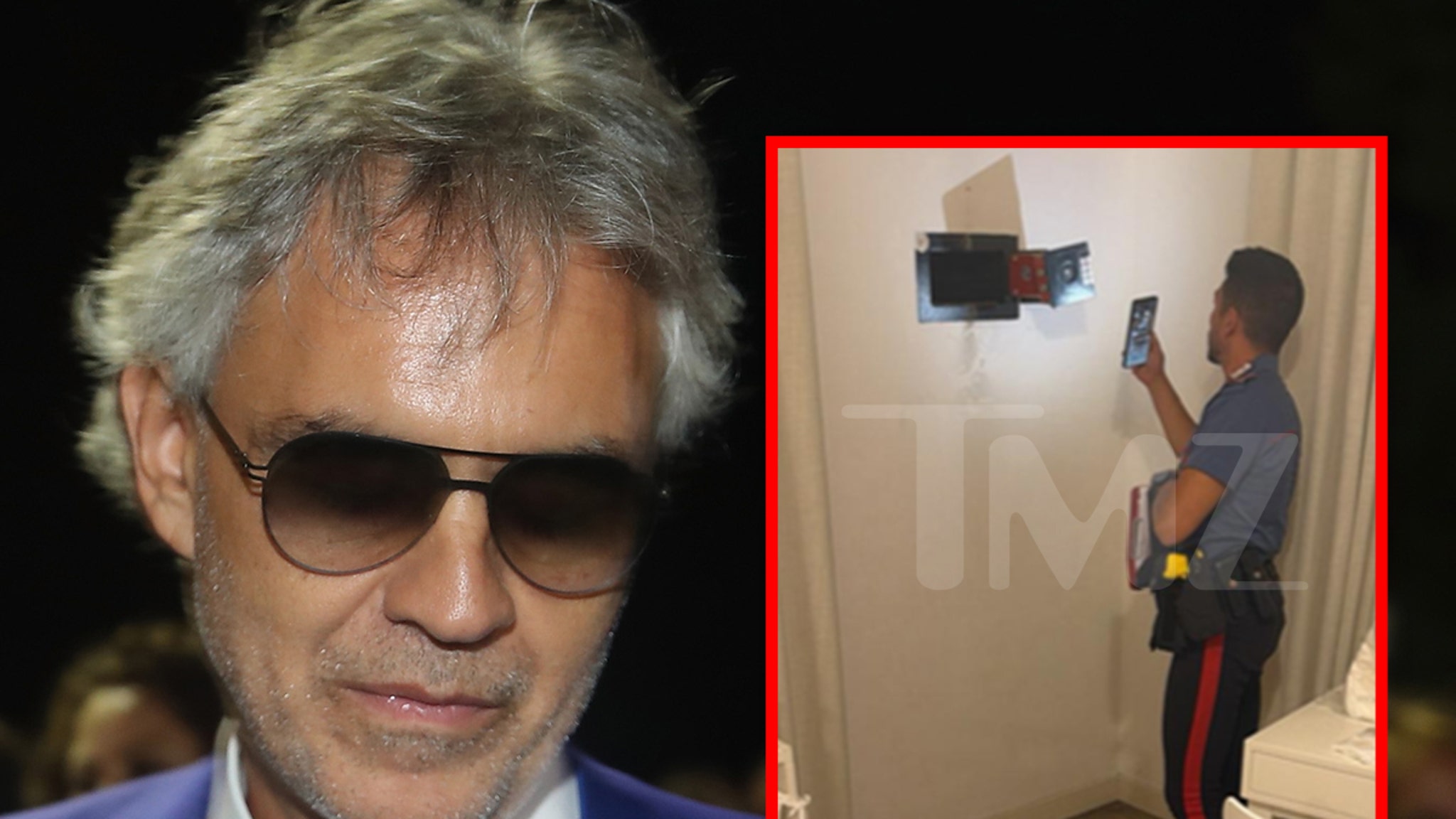 Andrea Bocelli's Italian Villa Guests Claim They're Victims of $500,000 Burglary
