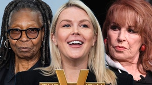 karoline leavitt whoopi goldberg  joy behar getty comp
