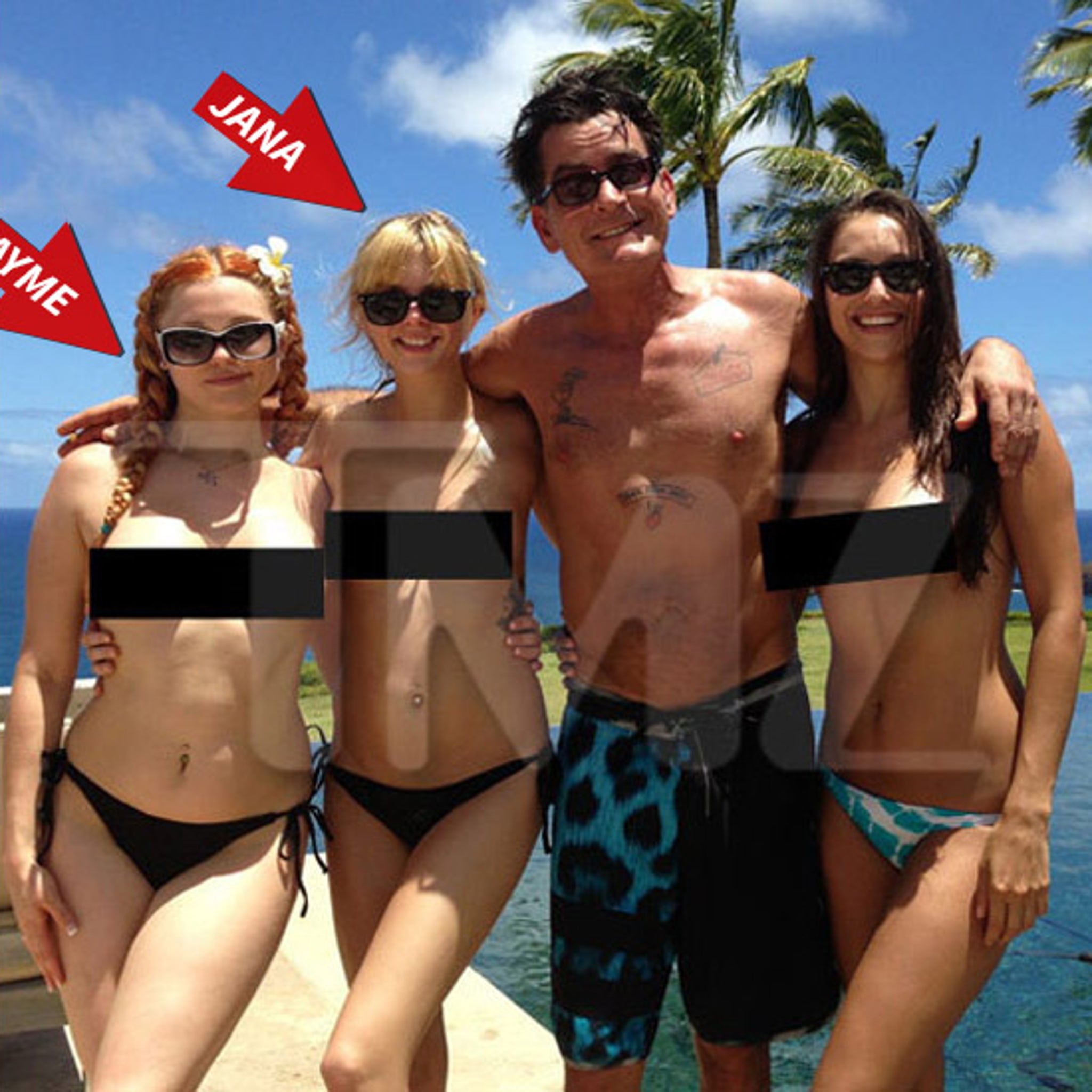 Charlie sheen locks porn star in closet