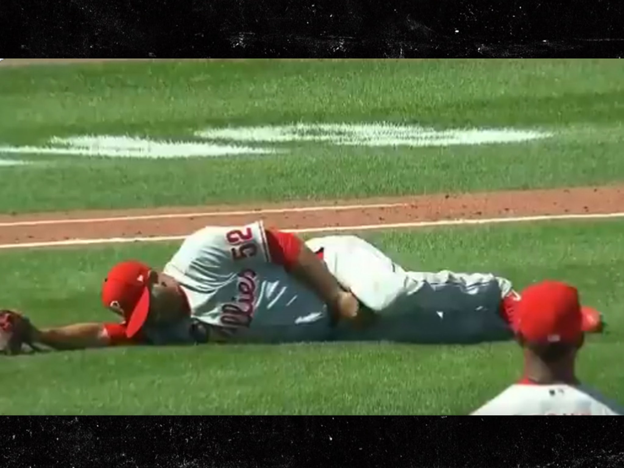pitcher hit in groin