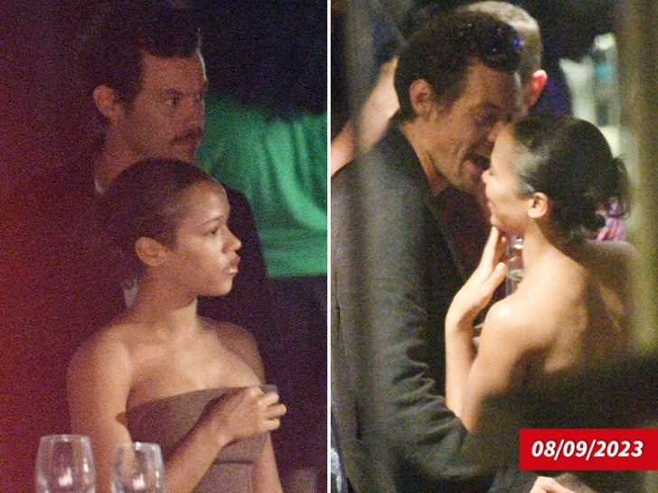 Harry Styles & Taylor Russell Get Cozy In London