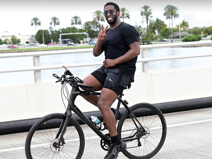 Diddy on Bicycle_Backgrid