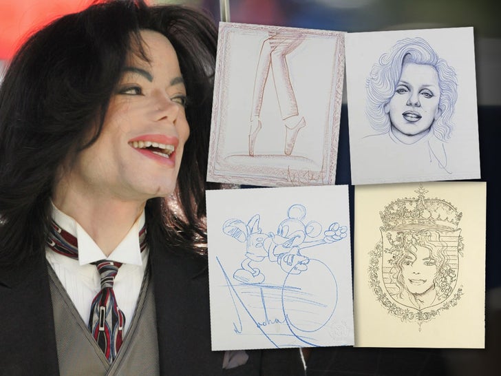 Michael Jackson's Sketches For Sale