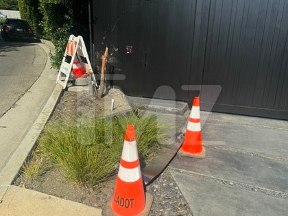 Michael Bay Home Gate Alleged Damage 0