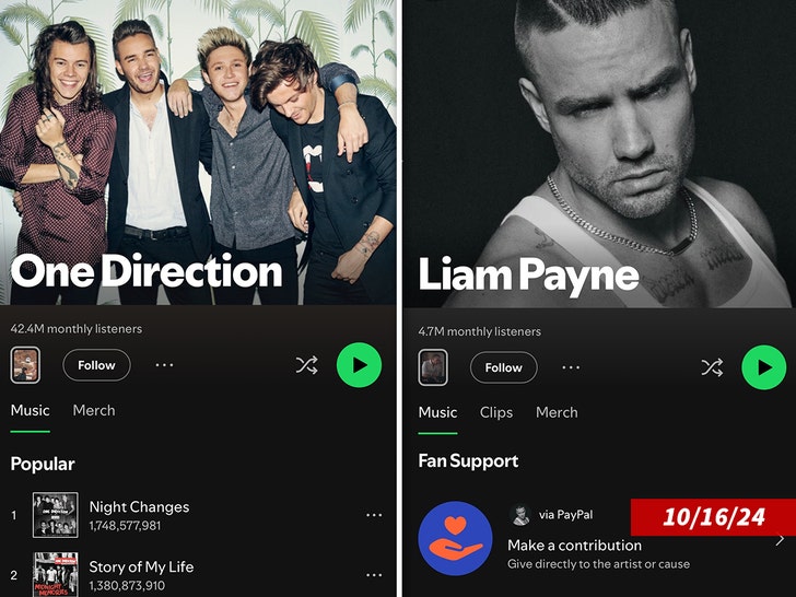 liam payne uma direção