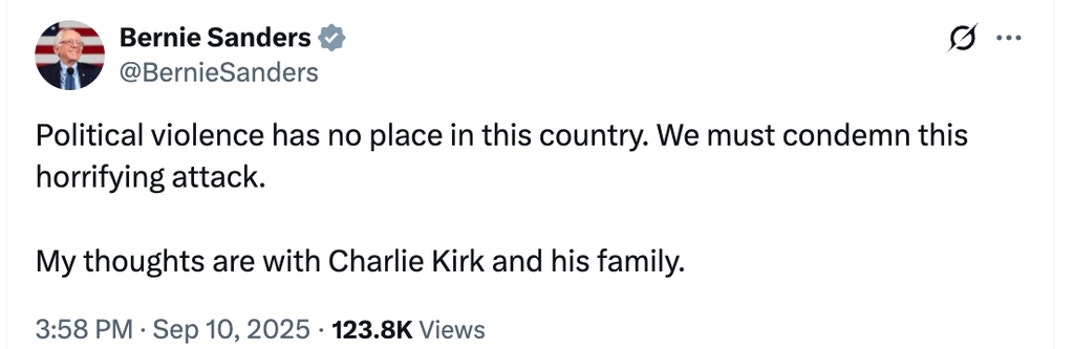 Politicians Reach To Charlie Kirk Shooting 1