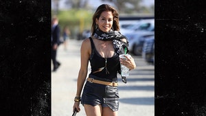 Brooke Burke Wears Hot Leather Outfit at Coachella a Week After Divorce News