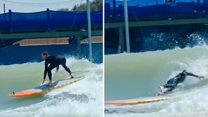 Drew Brees Gets 'Absolutely Thrashed' On Kelly Slater's Epic Surf Wave Machine