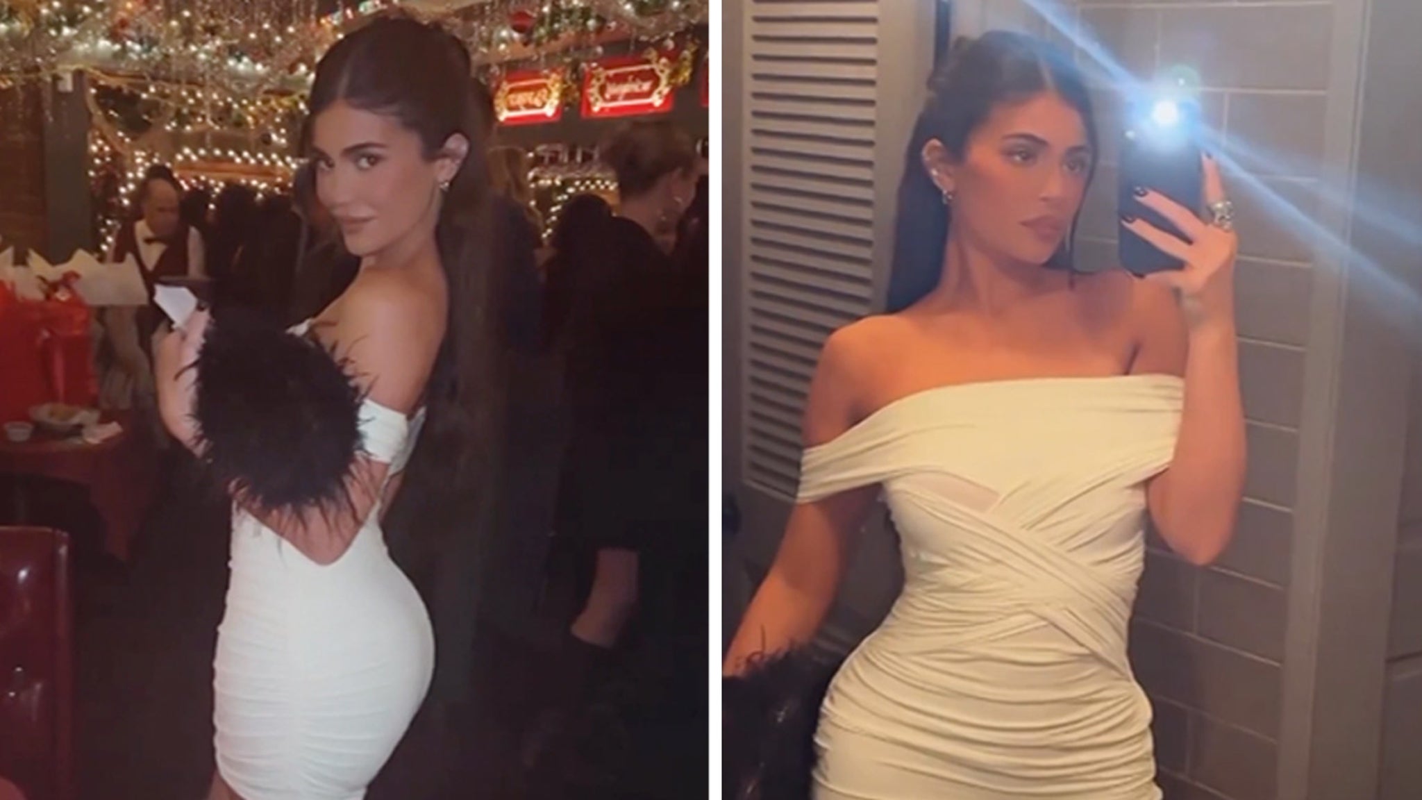 As Kardashians-Jenners deram uma festa de Natal para todos os seus atos