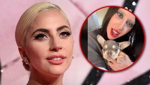 lady gaga and new dog insta getty 1