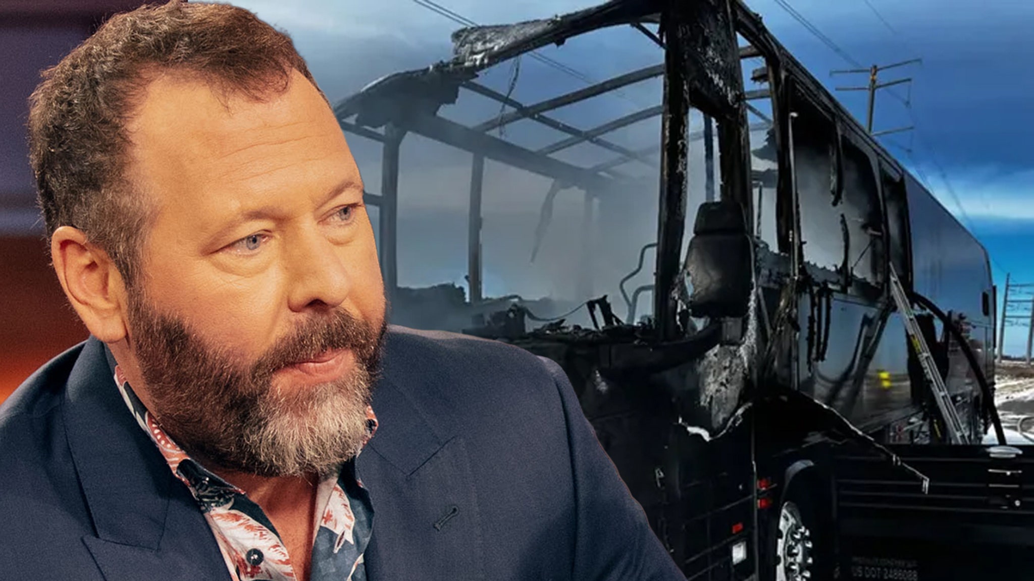 Bert Kreischer's Tour Bus Fire Sparked by Bizarre Tire Blowout