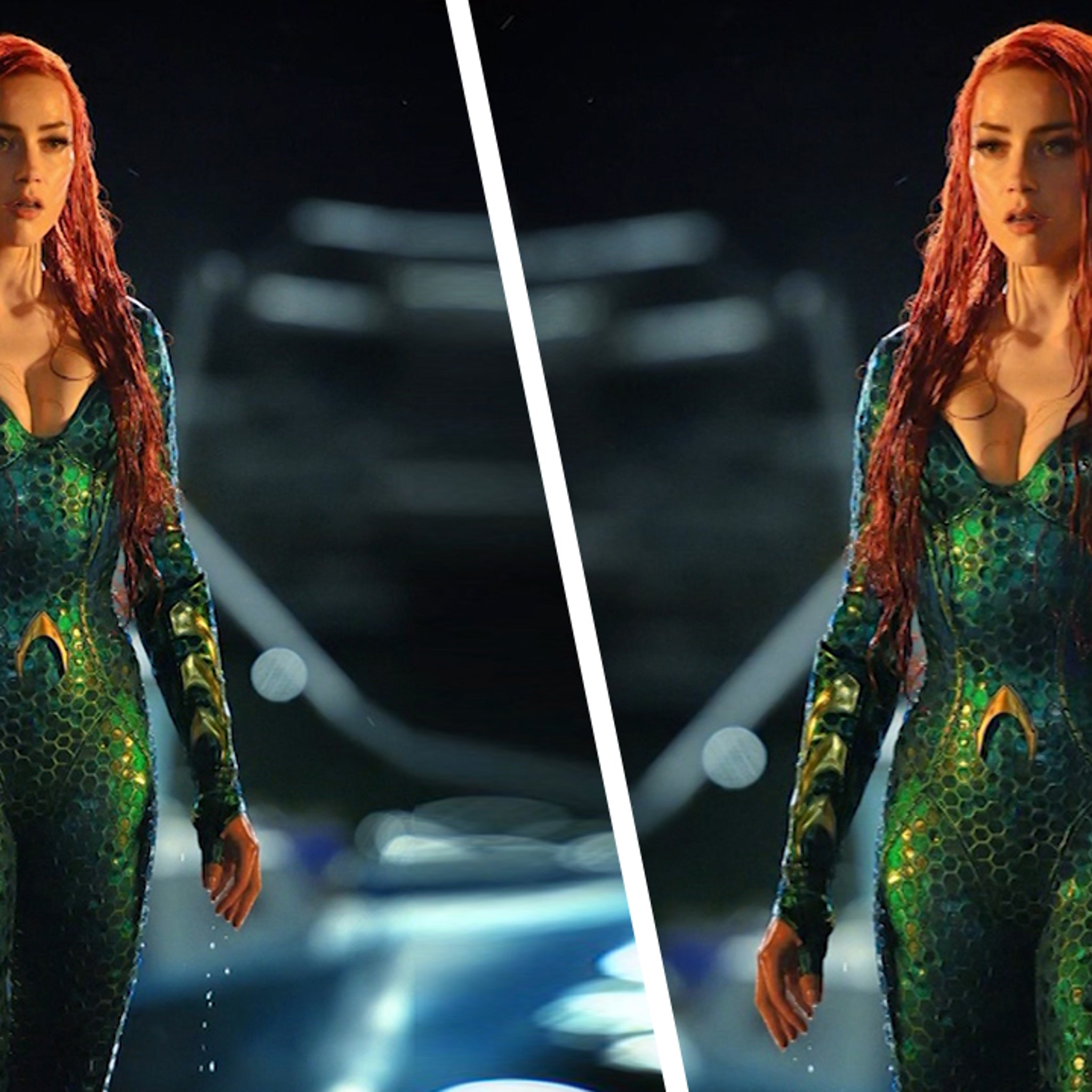 First Photos Of Amber Heard As Mera