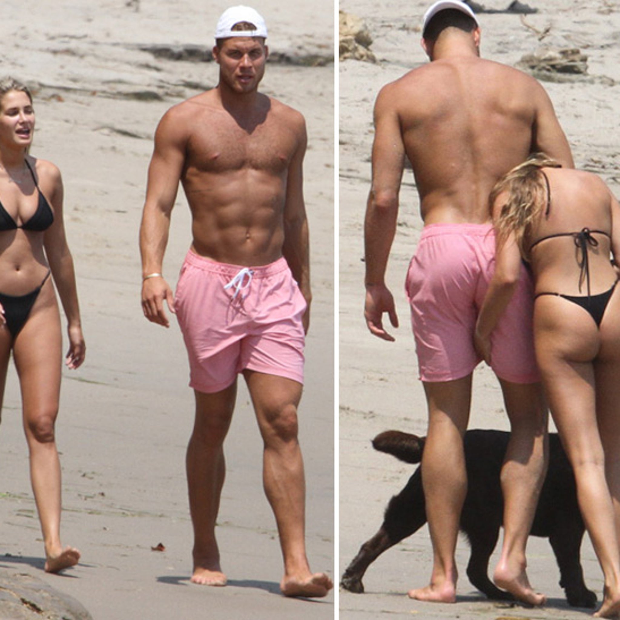 Blake Griffin and GF Sex Up Malibu with Tiny Bikini and Ripped Abs