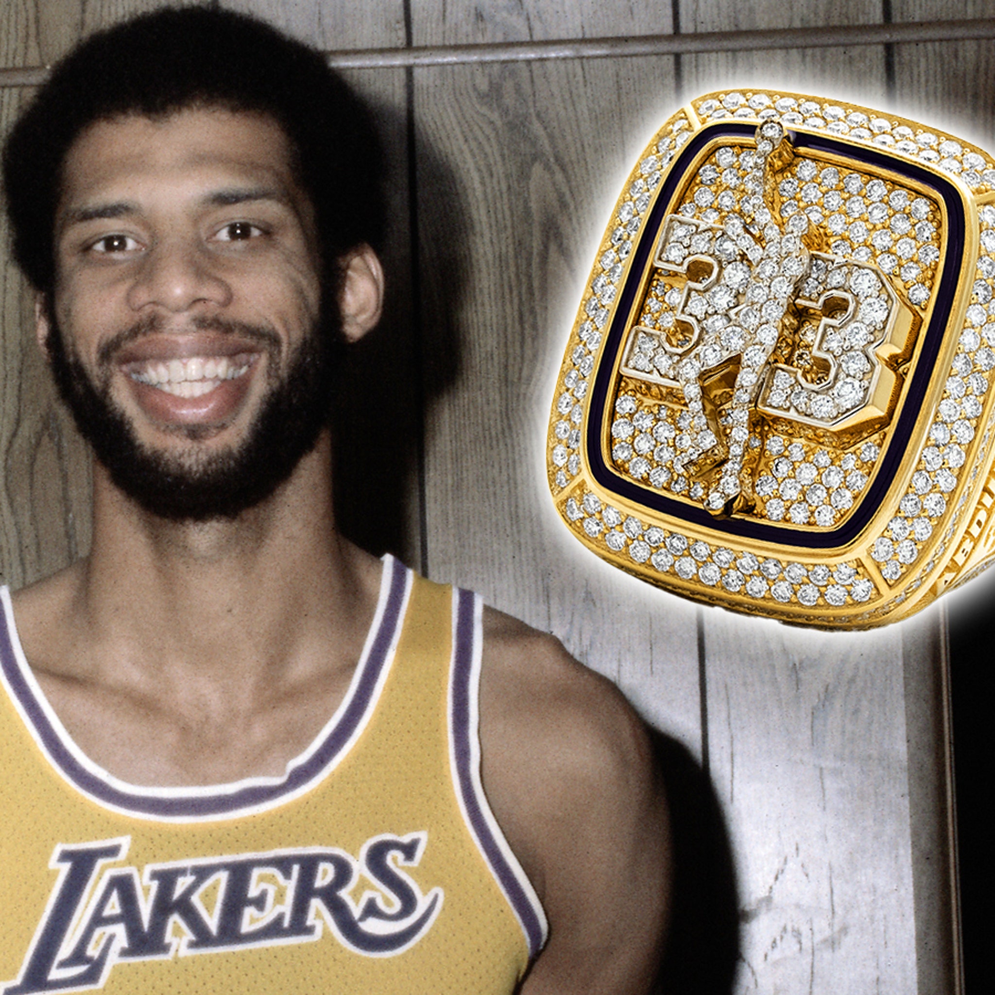 Kareem Abdul-Jabbar auctioning off four of his five Lakers championship  rings - Los Angeles Times