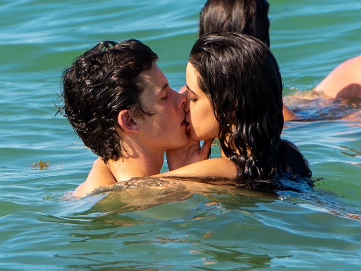 Shawn Mendes and Camila Cabello Make Out On Miami Beach