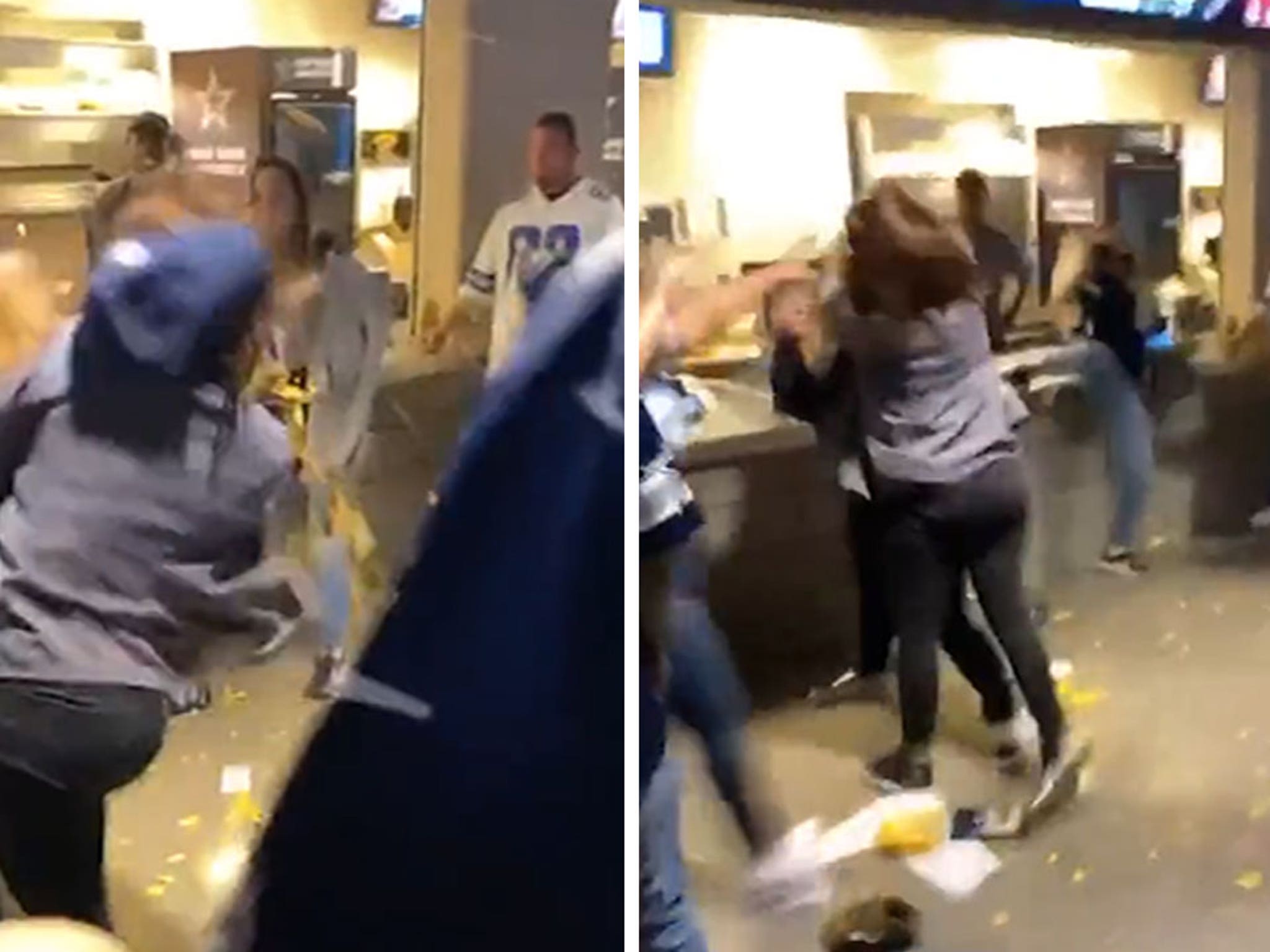 A Drunken Bloody Sunday Fight Broke Out During The Cowboys Game