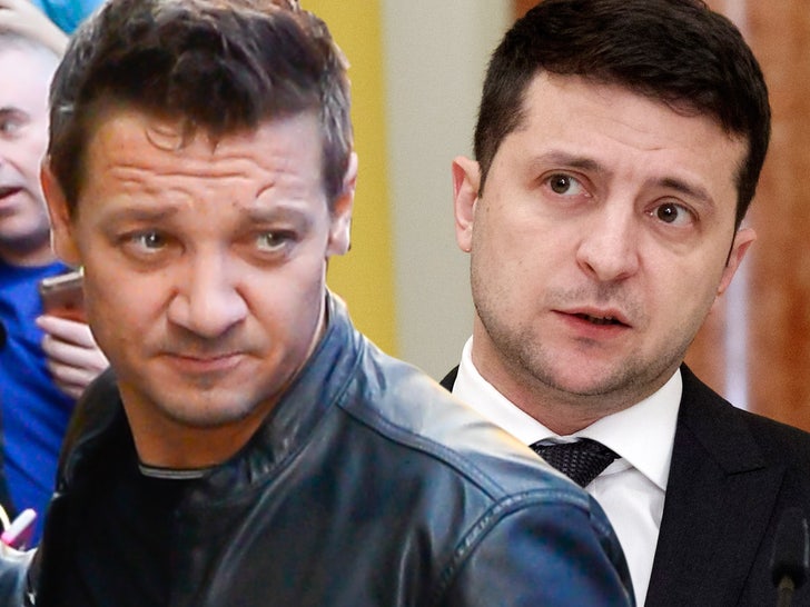 Jeremy Renner Being Fan Cast to Play Zelenskyy in Would-Be Biopic Movie
