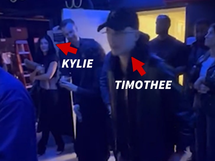 Timothy Chamet y Kylie Jenner