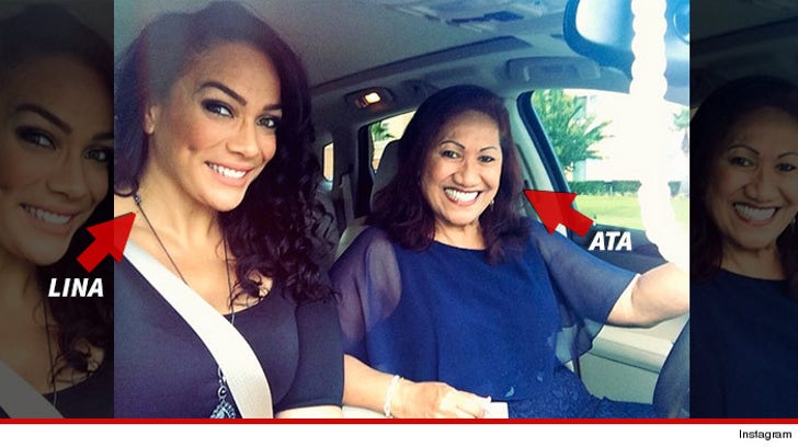 The Rock's Mom -- Car Smashed by Drunk Driver in :: 0810-the-rock-cousin-mother-car-sub-instagram-4