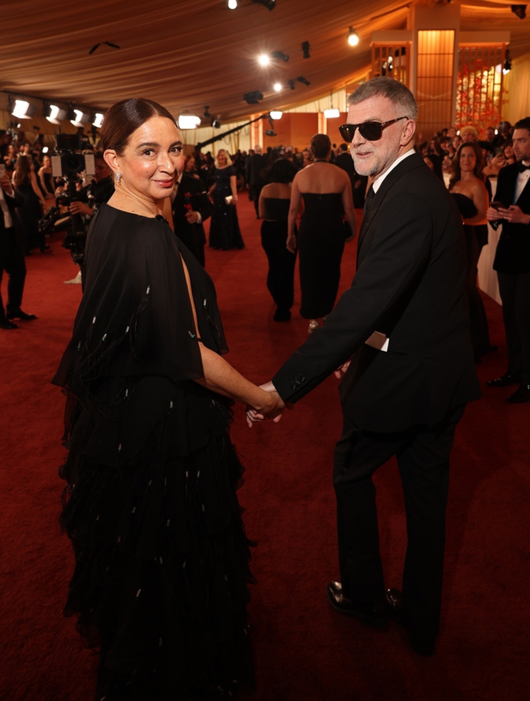 Maya Rudolph and Paul Thomas Anderson