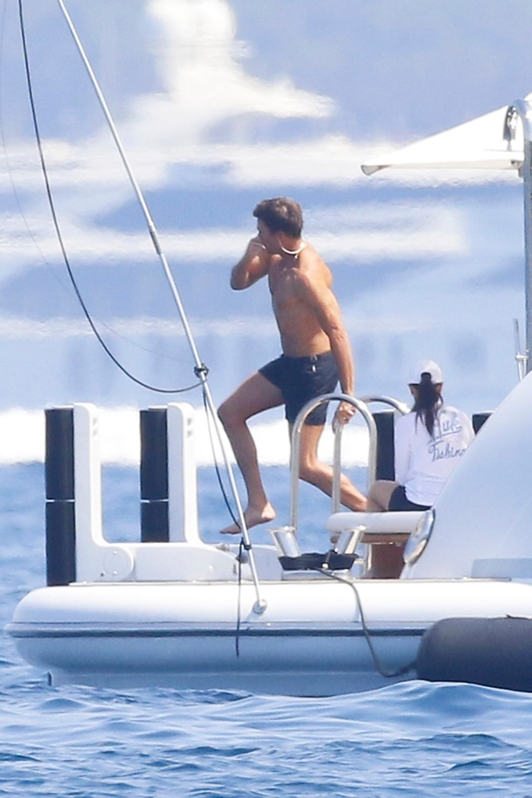 Tom Brady Mystery Women Snorkeling Yacht France 3